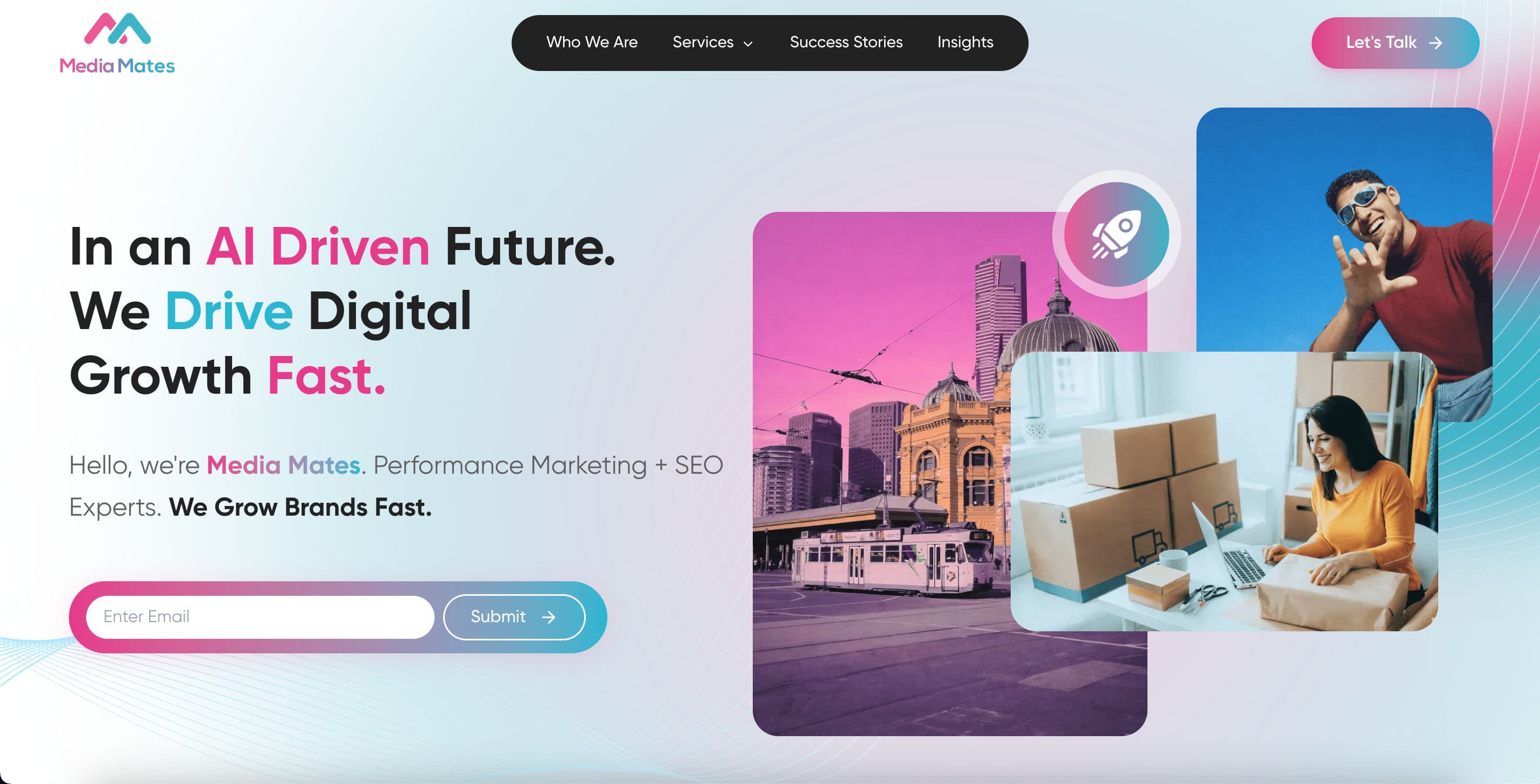 Website Development for Media Mates