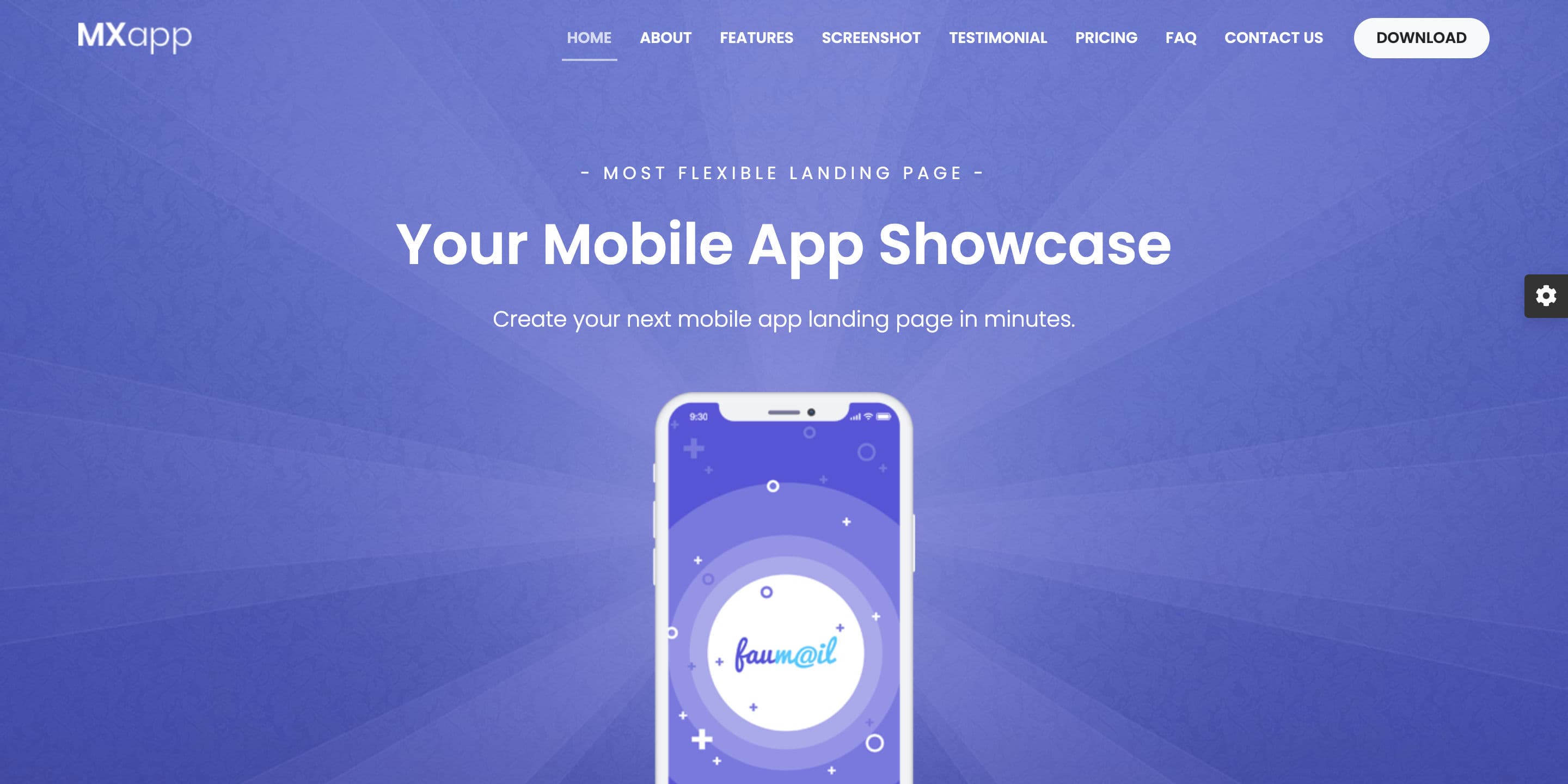 MXapp App Landing Page React Template