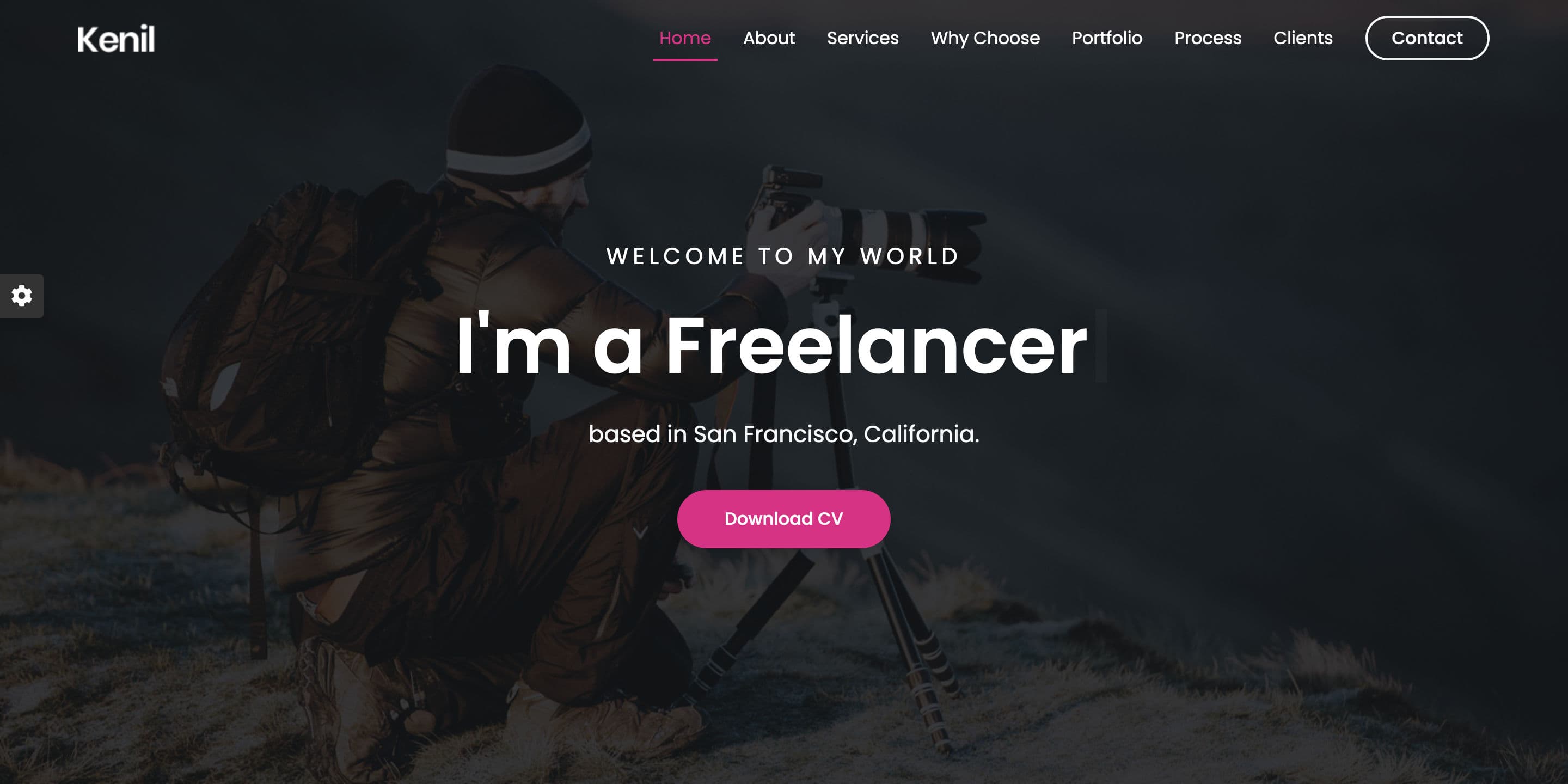 Kenil Personal Portfolio React Template